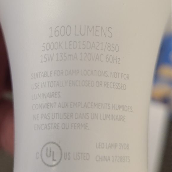 GE LED Daylight 100W Replacement Light Bulbs 2-Pack - Picture 5 of 5